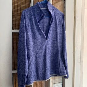 Under Armor women’s 1/4 zip dri-fit top. Gently worn. Size medium